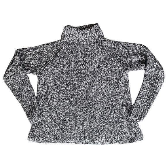 GoodThreads 100% Cotton Gray Turtleneck Sweater, Women’s size L - Picture 1 of 15